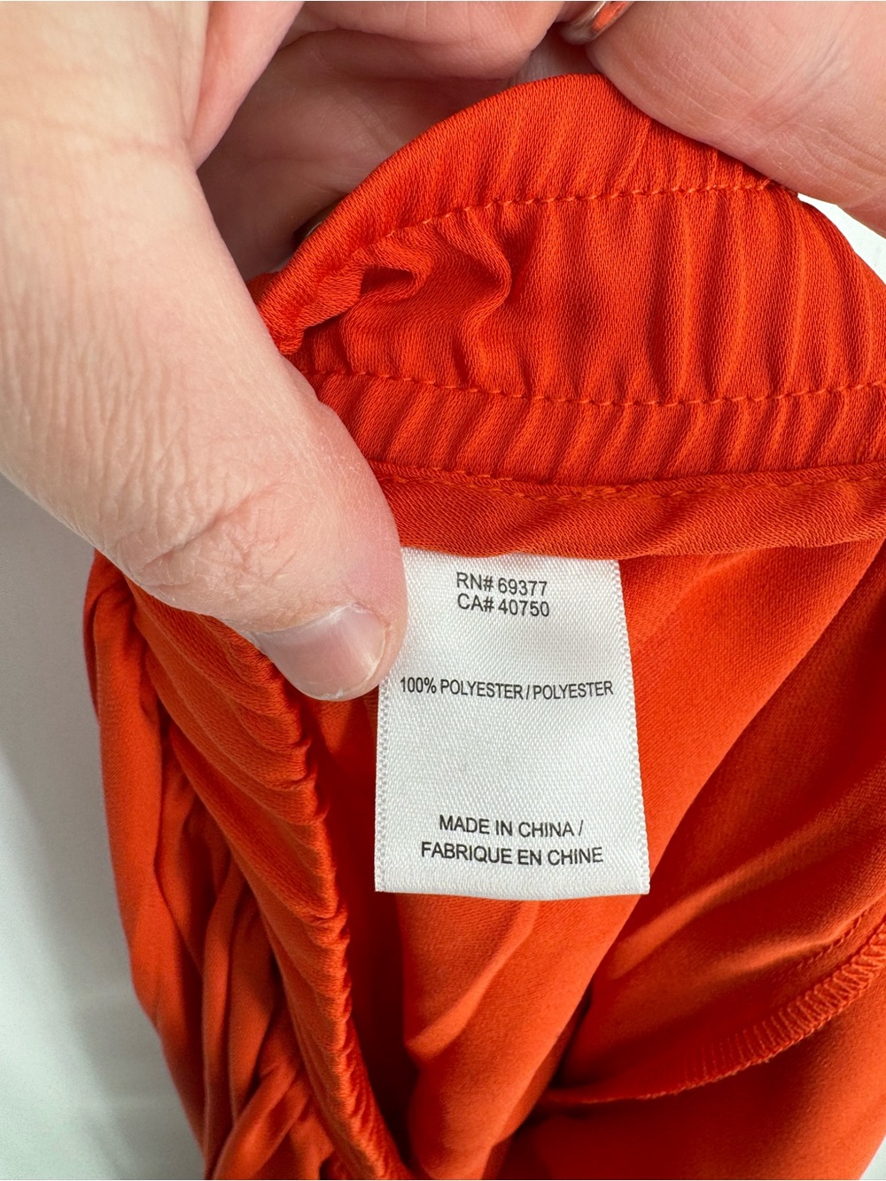 Wynne Collection Women's Redish Orange Wide Leg Flowy Pants Resort Size Small - Picture 8 of 11